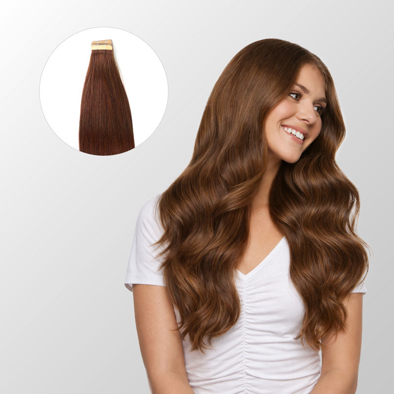 Dark Truffle - Tape-In Hair Extensions