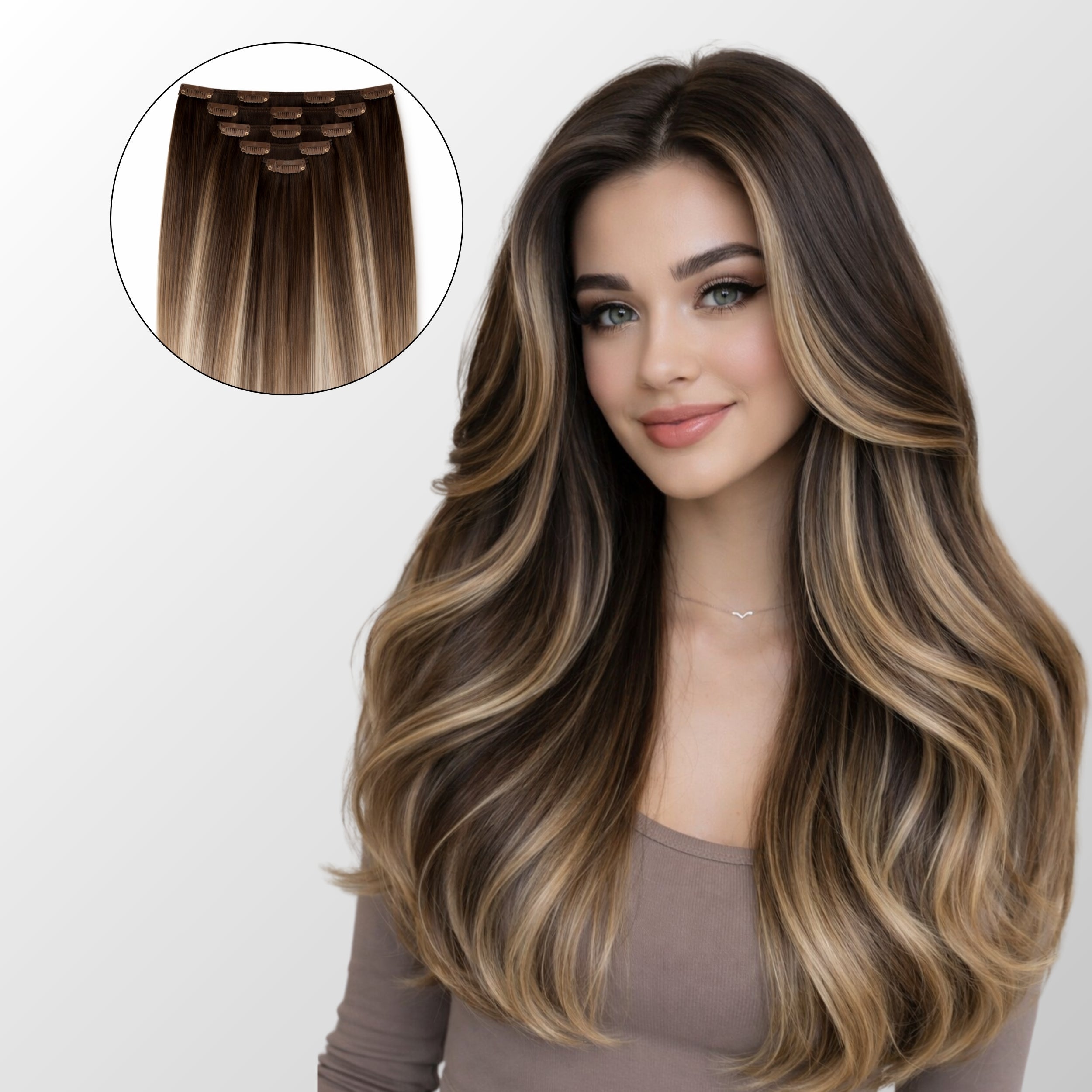 Caramel Throne - Clip-In Hair Extensions