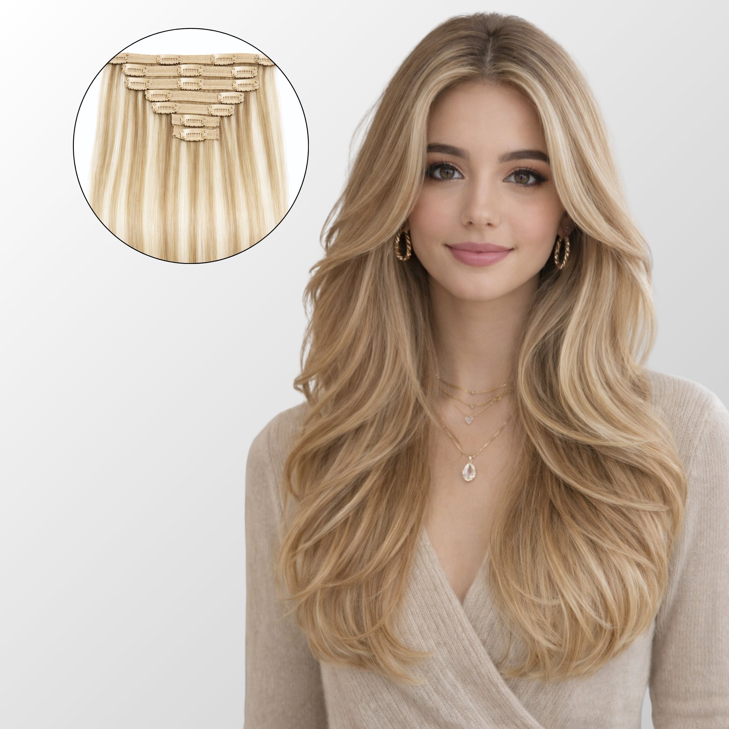 Truffle & Toffee - Clip-In Hair Extensions